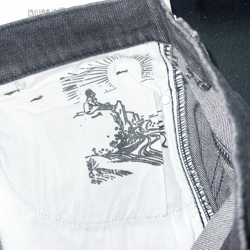Agnes b. Paris black Straight-Leg relaxed dark wash Jeans